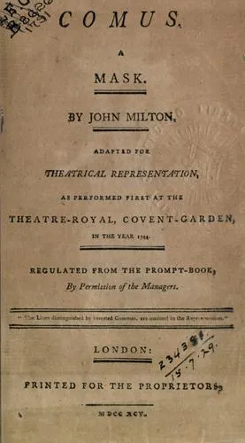 Cover for Comus