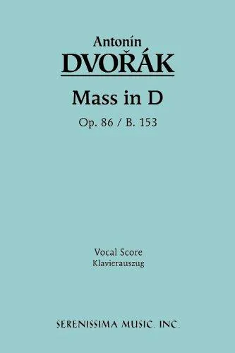 Cover for Mass in D, Op. 86 - Vocal Score