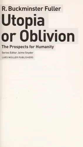 Cover for Utopia or Oblivion