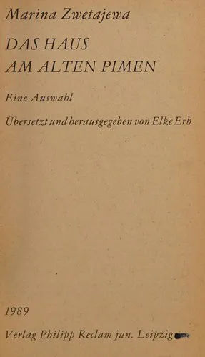 Cover for Das Haus Am Alten Pimen