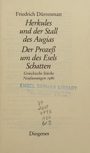 Cover for Herkules Und Der Stall Des Augias