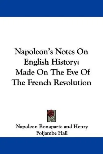 Cover for Napoleon's Notes on English History