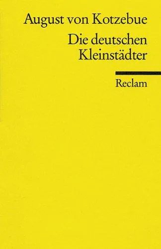 Cover for Die Deutschen Kleinstaedter
