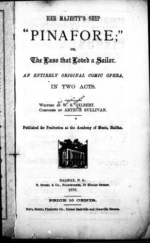 Cover for H.M.S. Pinaforte
