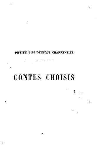Cover for Contes Choisis