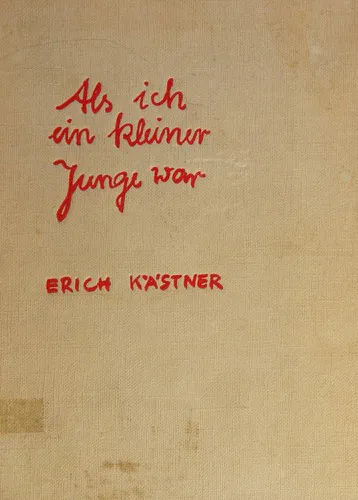 Cover for Als Ich Ein Kleiner Junge War