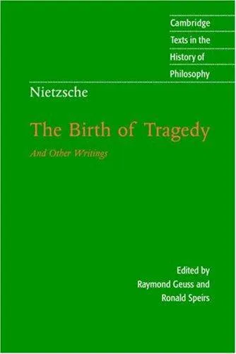 Cover for The Birth of Tragedy and Other Writings