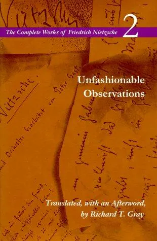 Cover for Unfashionable Observations