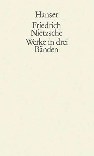 Cover for Werke in Drei Bänden