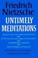 Cover for Untimely Meditations