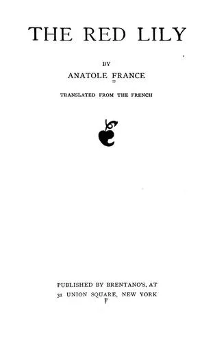 Cover for Le Lys Rouge