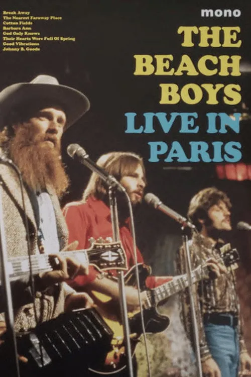 Poster for The Beach Boys: Live in Paris, 1969