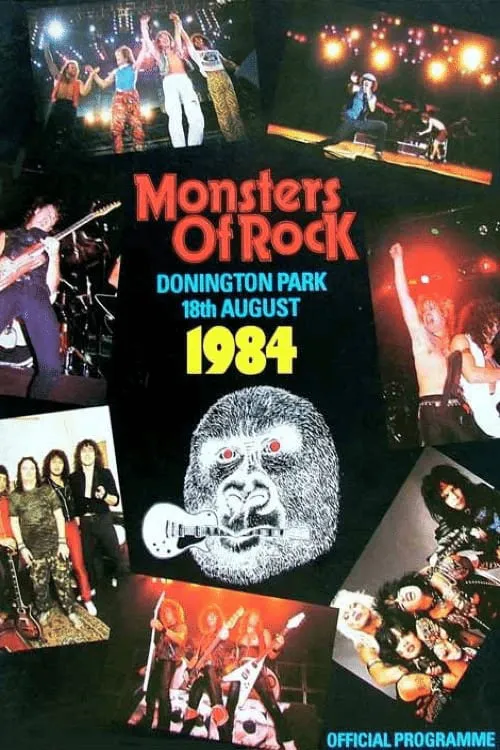Poster for Van Halen Live at Monsters of Rock, Donington Park 1984