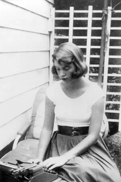 Poster for The Lady in the Book - Sylvia Plath, Portraits