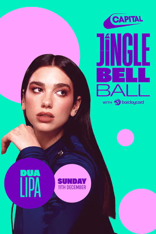 Poster for Dua Lipa: Live at Capital's Jingle Bell Ball 2022