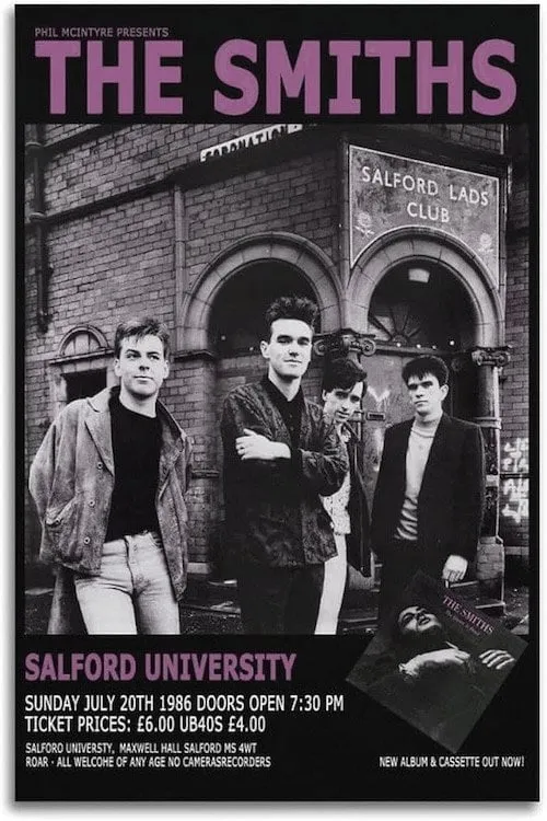 Poster for The Smiths: Salford University