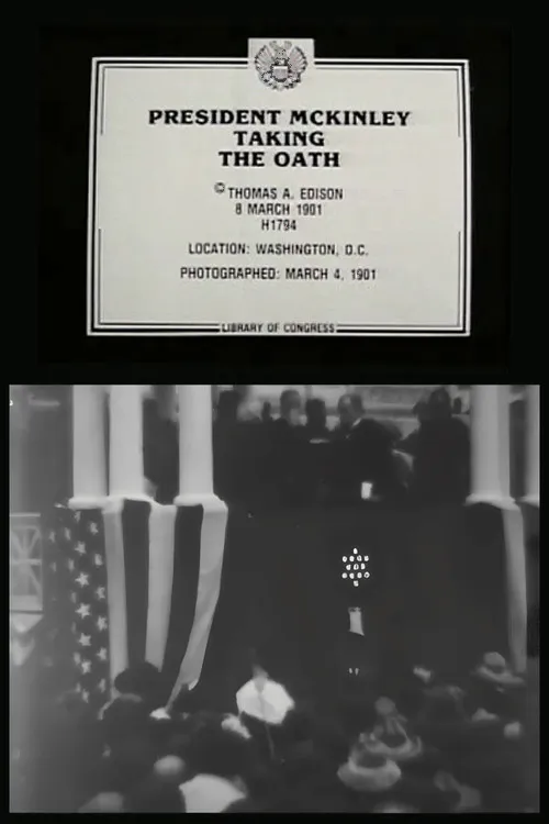Poster for President McKinley Taking the Oath