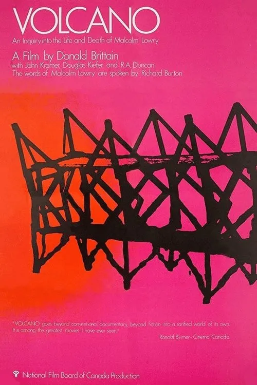Poster for Volcano: an Inquiry into the Life and Death of Malcolm Lowry