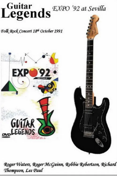 Poster for Guitar Legends EXPO '92 at Sevilla - the Folk Rock Night