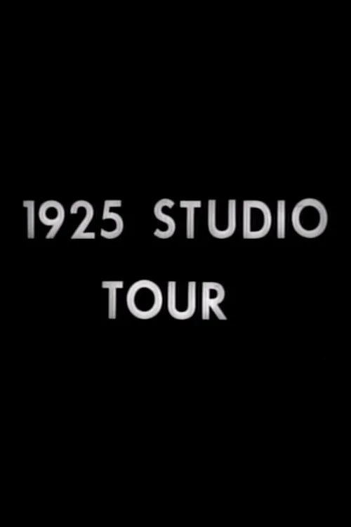 Poster for 1925 Studio Tour