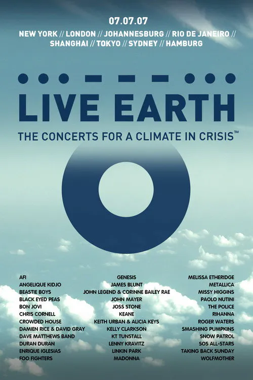 Poster for Live Earth: a Concert for a Climate in Crisis