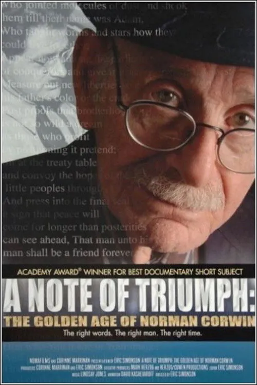 Poster for A Note of Triumph: the Golden Age of Norman Corwin