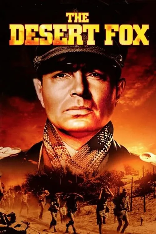 Poster for The Desert Fox: the Story of Rommel