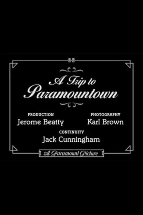 Poster for A Trip to Paramountown