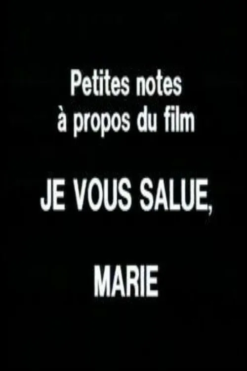 Poster for Notes on Hail Mary