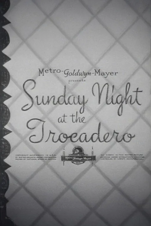 Poster for Sunday Night at the Trocadero