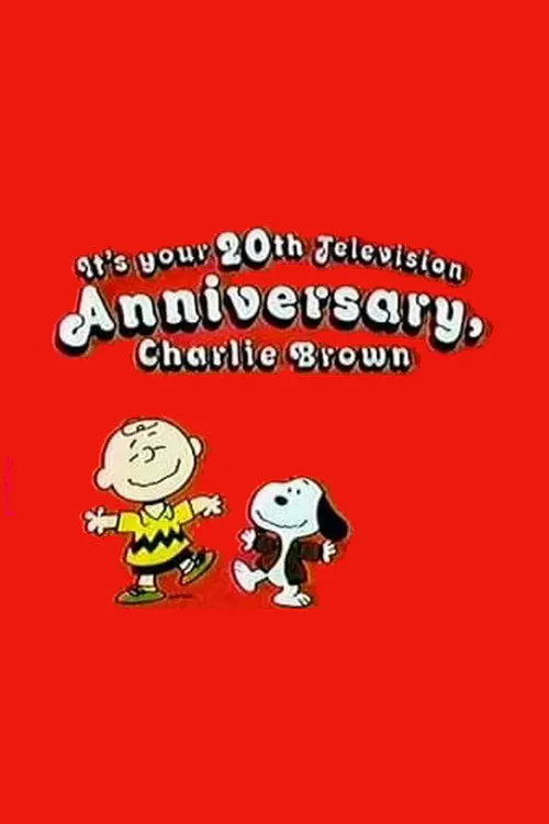 Poster for It's Your 20Th Television Anniversary, Charlie Brown
