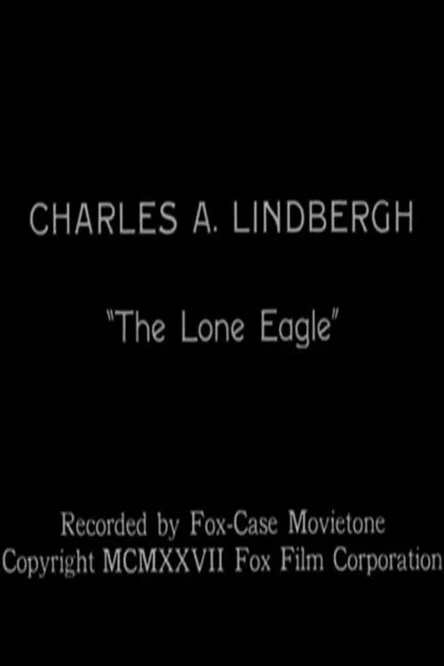 Poster for Lindbergh's Flight from N.Y. to Paris