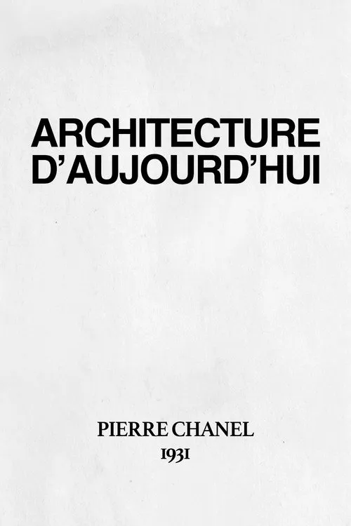 Poster for L'Architecture D'Aujourd'hui
