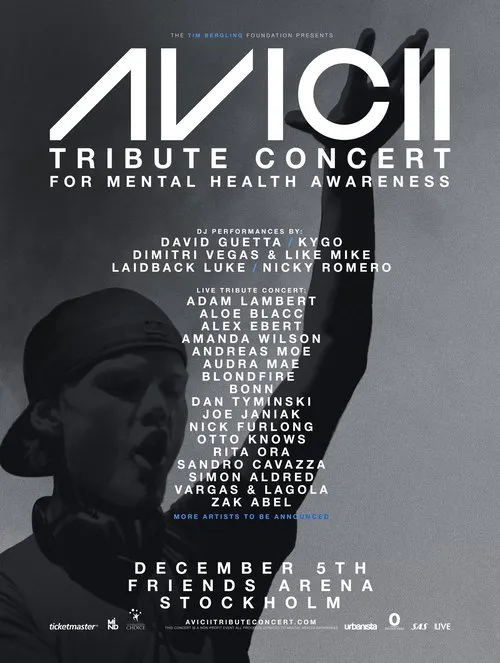 Poster for Avicii Tribute Concert - in Loving Memory of Tim Bergling