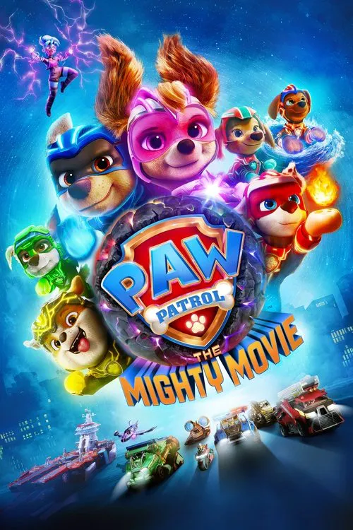 Poster for PAW Patrol: the Mighty Movie
